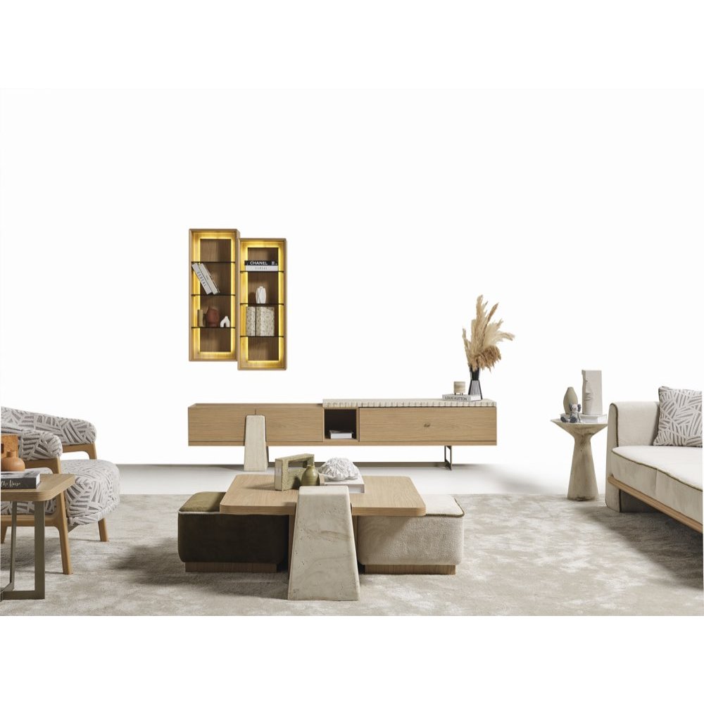 Alice Puf ve Sehpa Takımı